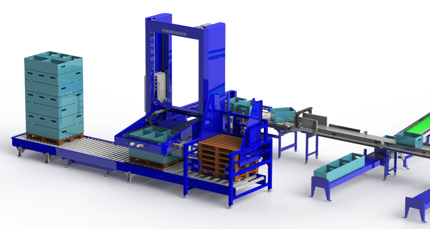 Verbruggen palletiseert dozen en kratten featured image