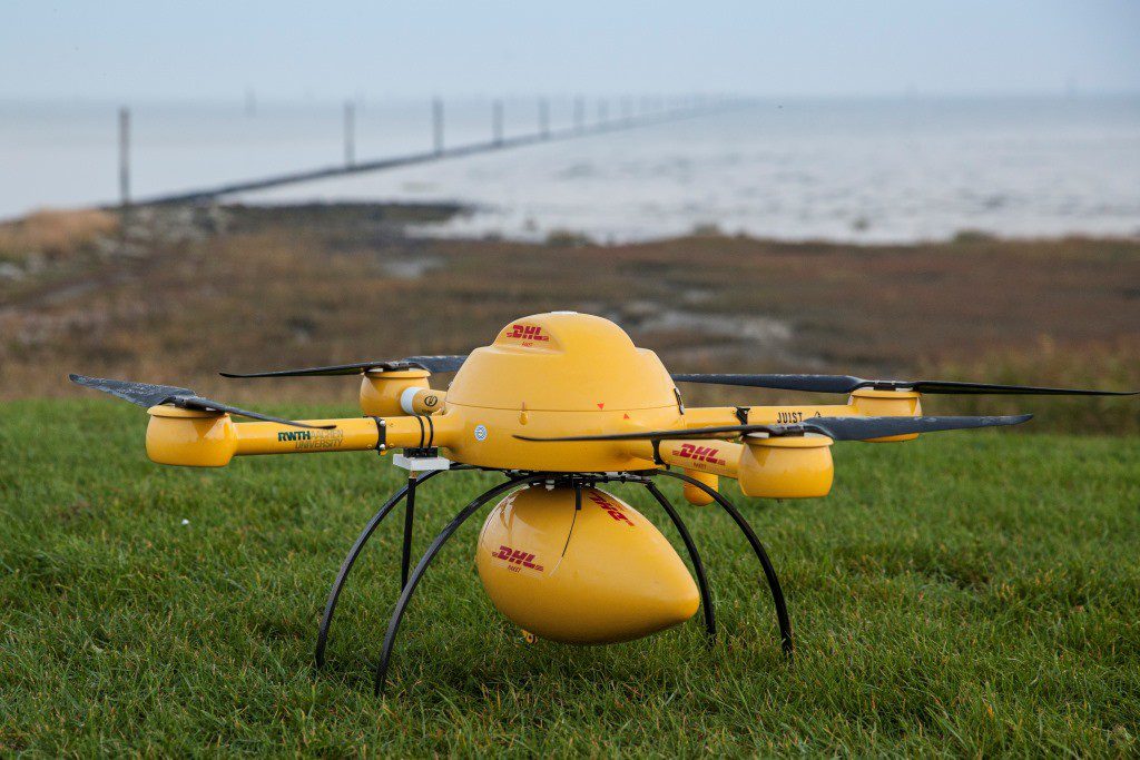 DHL beleeft primeur met inzet drone