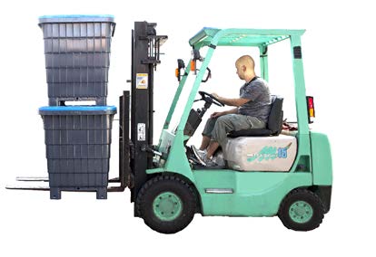 Multitank: herbruikbare kunststof container