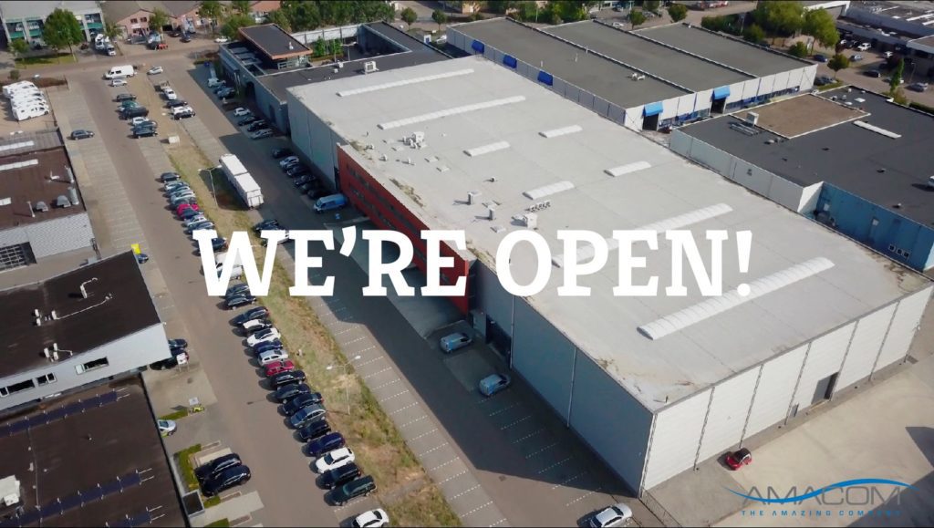 Nieuw logistiek centrum Amacom.