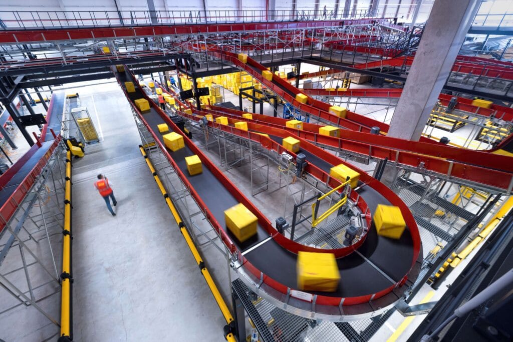 DHL sorteercentrum