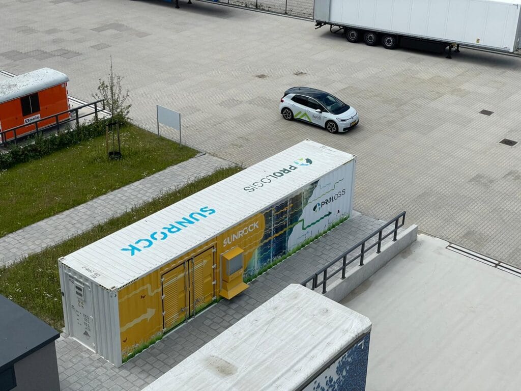 batterij prologis sunrock warehouse