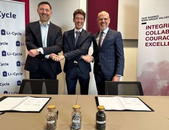 kion lithium ion batterij recycling