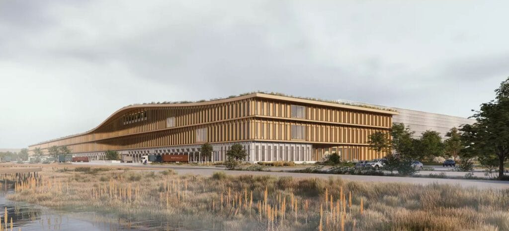 bestseller houten distributiecentrum