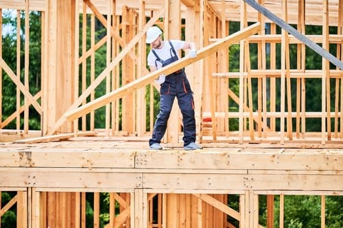 houten distributiecentrum