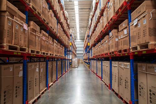 voorraad distributiecentrum