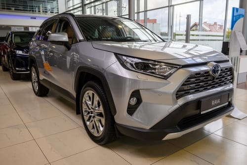 toyota rav 4 suv distributiecentrum